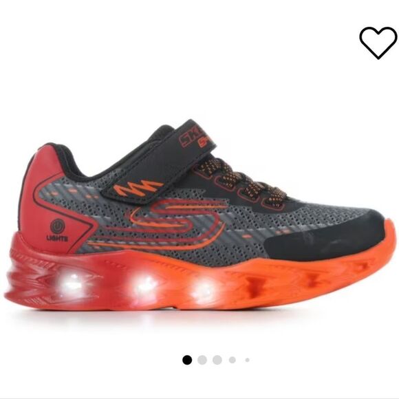 NWT Boys' Skechers Vortex 2.0 Ombre Light-Up Shoes Sz 2 - Picture 1 of 9
